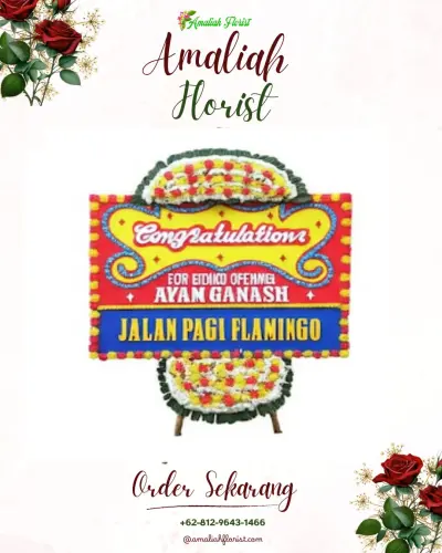 Bunga Papan Congratulation di Cimande